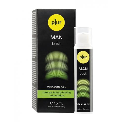 Рідкий вібратор для чоловіків pjur MAN Lust, 15 мл, з ефектом мурашок