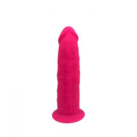 Фаллоимитатор с вибрацией SilexD Henry Vibro Pink (MODEL 2 size 7in) + LRS, диаметр 4,4 см - 4