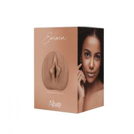 Мастурбатор-вагіна Alive Emma Super Realistic Masturbator M Caramel - 8