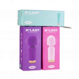 Вібромасажер M Lady Mini Vibrating Wand Teal - 2