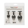 Набір силіконових анальних пробок BMS Til Dawn Silicone Anal Plug Kit Starter Kit Black