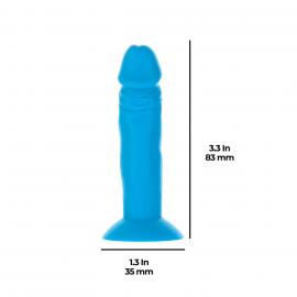 Набір фалоімітаторів ADDICTION Silly Willy 3.3 Silicone Dildo, 3 кольори, 12 шт - 5