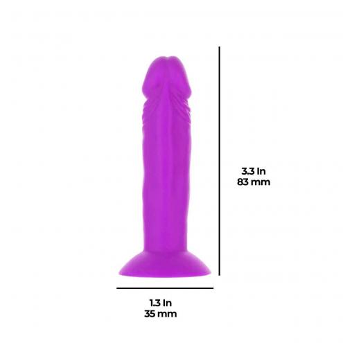 Набір фалоімітаторів ADDICTION Silly Willy 3.3 Silicone Dildo, 3 кольори, 12 шт