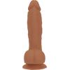 Фалоімітатор ADDICTION Steven 7.5 Silicone Dong Caramel, віброкуля в подарунок