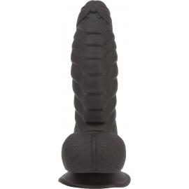 Фалоімітатор ADDICTION Ben 7 Dildo With Balls Black, віброкуля в подарунок - 4