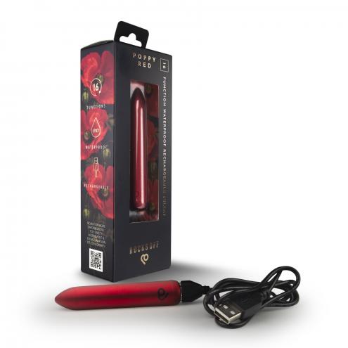 Віброкуля Rocks Off Bullet Poppy Red 16 Settings