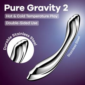 Металевий дилдо Satisfyer Pure Gravity 2 - 2