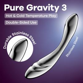Металевий дилдо Satisfyer Pure Gravity 3 - 2