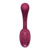 Вагінально-кліторальний вібратор Satisfyer G for Goddess 2 Wine Red, 2 мотори