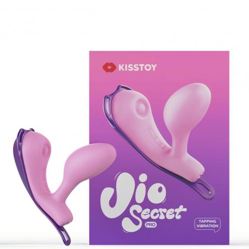 Смарт-віброяйце зі стимуляцією клітора KISSTOY Viosecret Pro, реагує на стиск, пояс для кріплення