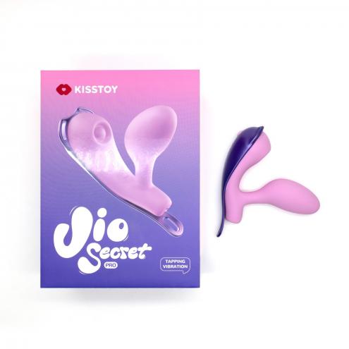 Смарт-віброяйце зі стимуляцією клітора KISSTOY Viosecret Pro, реагує на стиск, пояс для кріплення