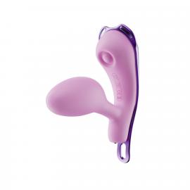 Смарт-виброяйцо со стимуляцией клитора KISSTOY Viosecret Pro, реагирует на сжатие, пояс для крепления - 7