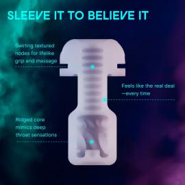 Смарт-мастурбатор Kaotik Labs The Cocoon, режим edging, пульсації, підігрів до 42 ° C - 10