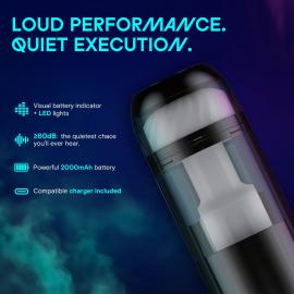 Смарт-мастурбатор Kaotik Labs The Cocoon, режим edging, пульсації, підігрів до 42 ° C - 11
