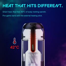 Смарт-мастурбатор Kaotik Labs The Cocoon, режим edging, пульсації, підігрів до 42 ° C - 14
