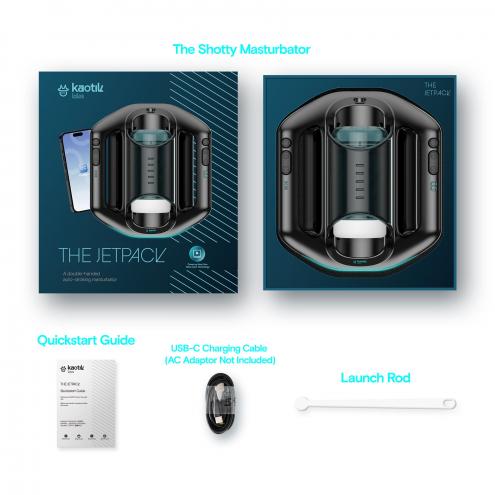 Смарт-мастурбатор Kaotik Labs The Jetpack, режим edging, очень мощный, имитация фрикций