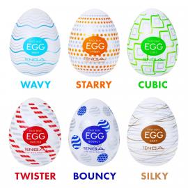 Мастурбатор-яйце Tenga Egg Silky - 8
