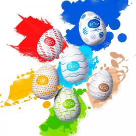 Мастурбатор-яйце Tenga Egg Silky - 9