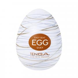 Мастурбатор-яйце Tenga Egg Silky - 1