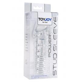 Toy Joy Power Stud Sleeve - подовжуюча насадка на член прозора - 2