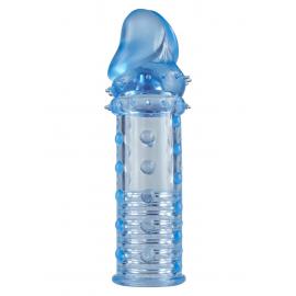 Toy Joy Power Stud Sleeve - подовжуюча насадка на член синя - 1