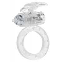 Toy Joy Flutter Ring - виброкольцо прозрачный