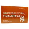 Таблетки тадафил Vidalista 60 1 таб.