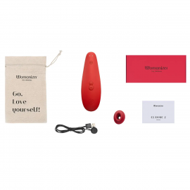 Вакуумный стимулятор Womanizer - Marilyn Monroe Vivid Red - 6