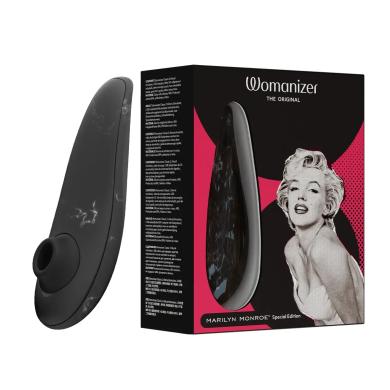 Вакуумный стимулятор Womanizer - Marilyn Monroe Black Marble