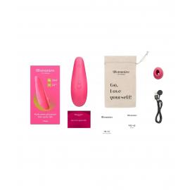 Вакуумный клиторальный стимулятор WOMANIZER - Muse Pink Rose - 4