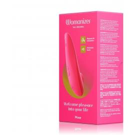 Вакуумный клиторальный стимулятор WOMANIZER - Muse Pink Rose - 2