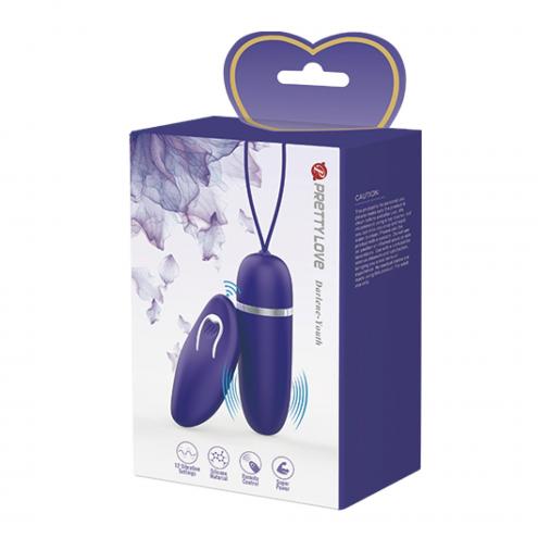 Вібропуля з пультом керування PRETTY LOVE darlene - Youth, 12 vibration functions Wireless remote co