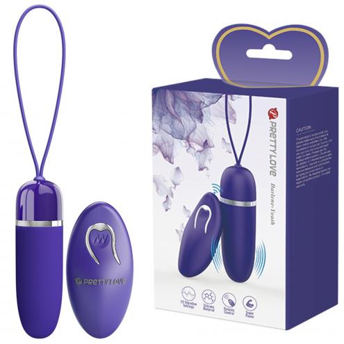 Вібропуля з пультом керування PRETTY LOVE darlene - Youth, 12 vibration functions Wireless remote co