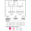 Боді Obsessive 823-TED-1 Чорний S/M