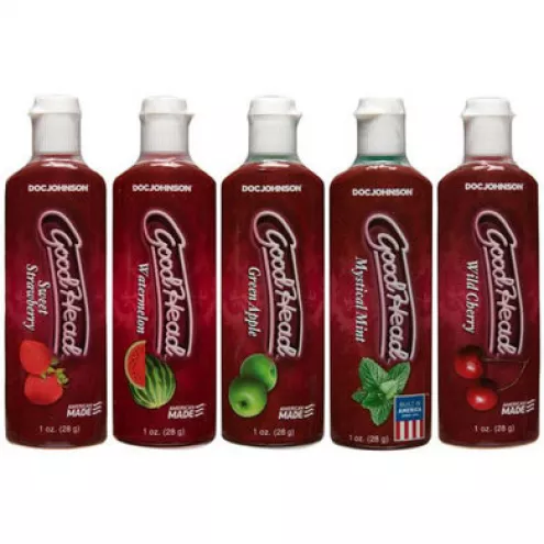 Смазка-гель для орального секса Doc Johnson GoodHead 5 вкусов