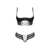 Комплект Obsessive Roxelia set otwarty (Чорний, M/L)