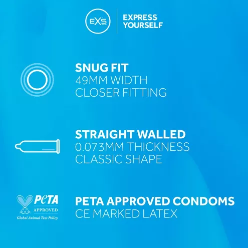 Презервативи EXS Snug Fit, 48 шт