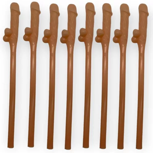 Трубочки в виде пениса Penis Drinking Straws 10 pcs