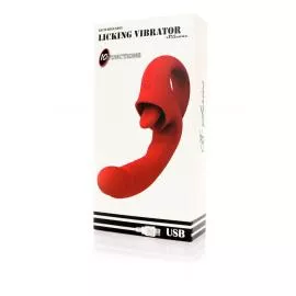 Вібратор Rechargeable Licking Vibrator USB 10 Functions - 8