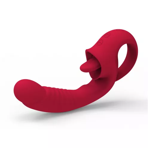 Вібратор Rechargeable Licking Vibrator USB 10 Functions