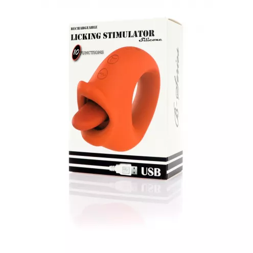 Вібростимулятор Rechargeable Licking Vibrator USB 10 Functions