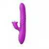 Вібратор Angelia, USB 3 functions of thrusting / 20 vibrations Purple