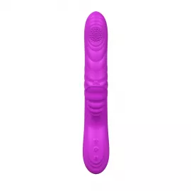 Вібратор Angelia, USB 3 functions of thrusting / 20 vibrations Purple - 7