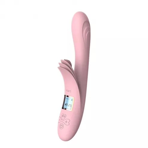 Вібратор з підігрівом Lilo USB-Pink