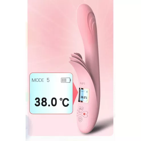 Вібратор з підігрівом Lilo USB-Pink