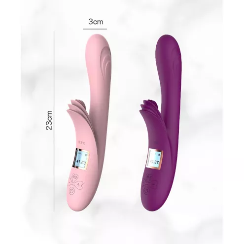 Вібратор з підігрівом Lilo USB-Pink