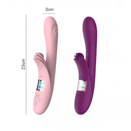 Вібратор з підігрівом Lilo USB Purple - 5