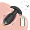 Анальна пробка з вібро Bliss APP - Vibrating Anal Plug