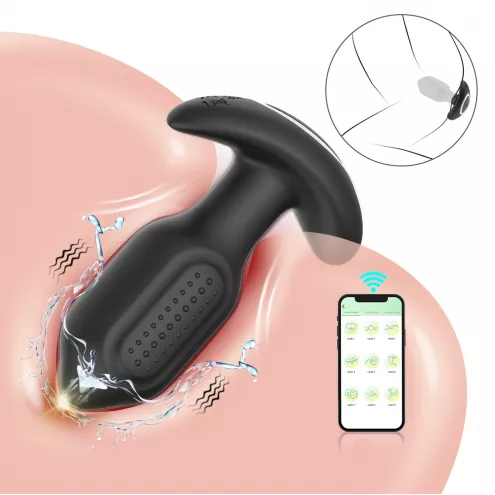 Анальна пробка з вібро Bliss APP - Vibrating Anal Plug