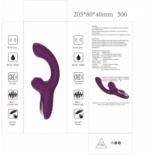 Вибратор Lila 7 modes of Bump & vibration, heating